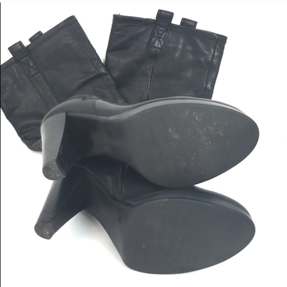 ALDO Leather Platform Chunky Heel Boots 6 - Picture 5 of 8